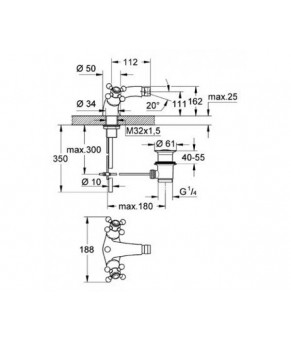 Смеситель Grohe Sinfonia 24003IG0
