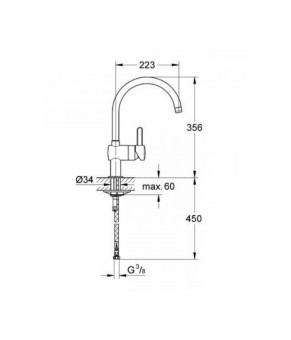 Смеситель Grohe Flair 32452000