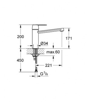 Смеситель Grohe Get 30196000