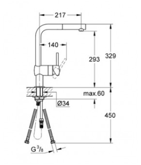 Смеситель Grohe Minta 32168000