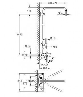Душевая колонна Grohe Euphoria 26322000