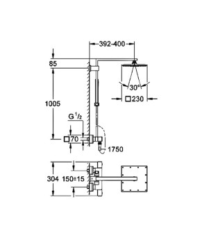 Душевая колонна Grohe Euphoria 26087000