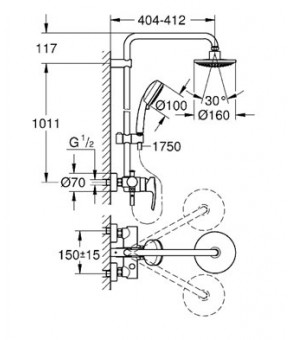 Душевая колонна Grohe Tempesta 26224000