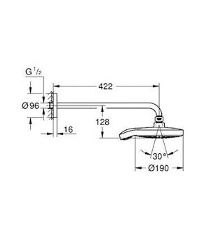 Верхний душ Grohe Power&Soul Cosmopolitan 26172LS0