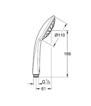 Ручной душ Grohe Euphoria 27265000