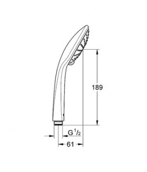 Ручной душ Grohe Vitalio 27317000
