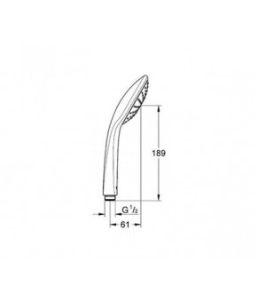 Ручной душ Grohe Vitalio 27543000