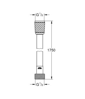 Душевой шланг Grohe Relexaflex 45992001