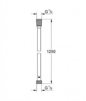 Душевой шланг Grohe Silverflex 28362000