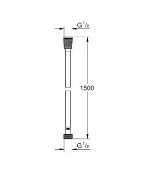 Душевой шланг Grohe Silverflex 26346000