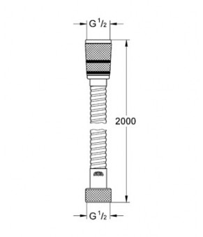 Душевой шланг Grohe Vitalio 27173000