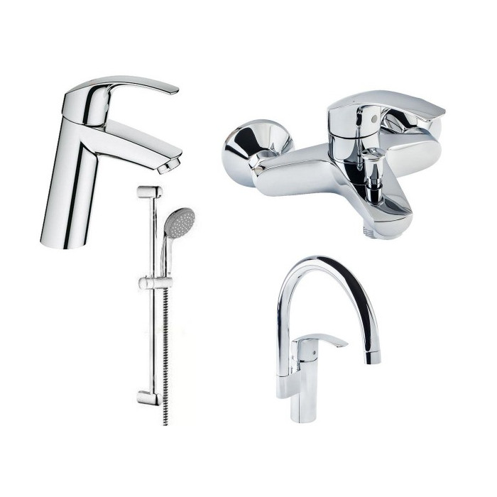 Набір змішувачів Grohe Eurosmart 123248МK