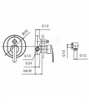 Смеситель Armatura Rubin 569-410-00