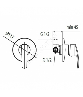Смеситель Armatura Rubin 569-610-00
