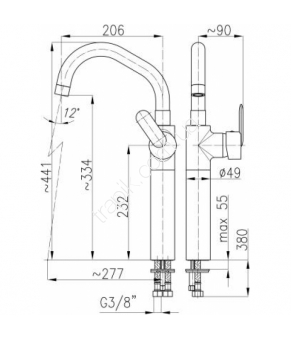 Смеситель Armatura Amber 582-742-00