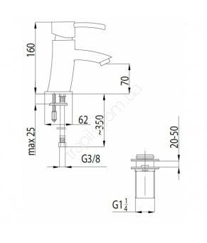 Смеситель Armatura Diament 4102-811-00