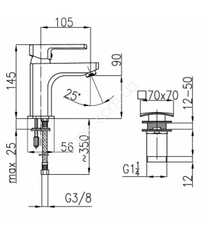 Смеситель Armatura Korund 4002-811-00