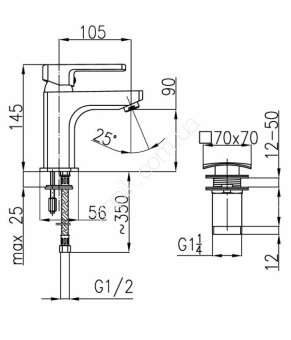 Смеситель Armatura Korund 4002-814-00