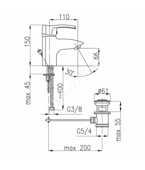 Смеситель Armatura Kwarc 4202-815-00
