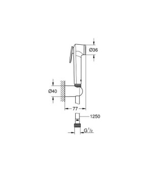 Гигиенический душ Grohe Tempesta-F 26356IL0