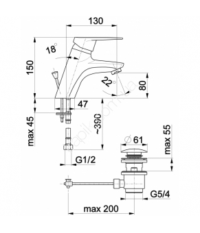 Смеситель Armatura Topaz 4012-814-00