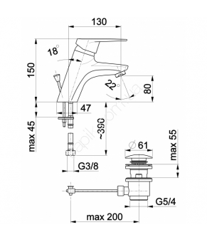 Смеситель Armatura Topaz 4012-815-00