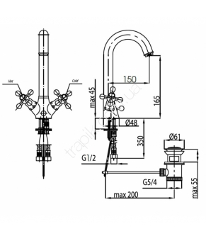 Смеситель Armatura Retro Classic 382-424-00