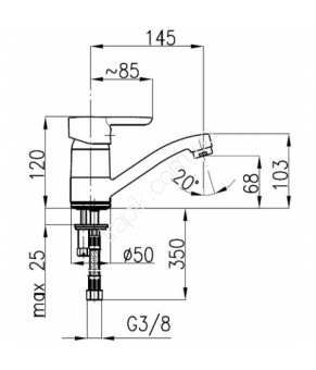 Смеситель Armatura Bazalt 4702-915-00