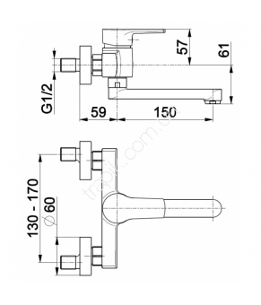 Смеситель Armatura Selen 4410-810-00