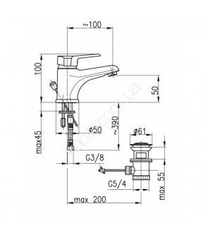 Смеситель Armatura Beryl 4802-815-00