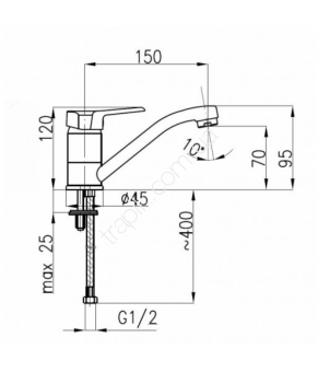Смеситель Armatura Beryl 4802-914-00