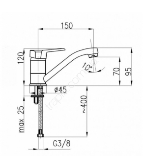 Смеситель Armatura Beryl 4802-915-00