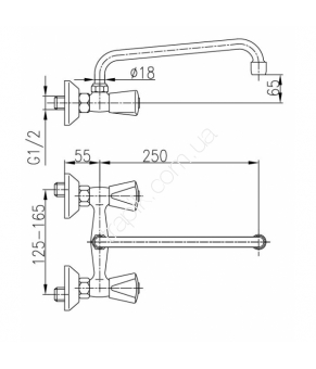 Смеситель Armatura Ceramic 330-510-00