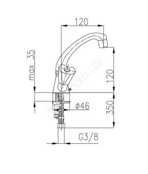 Смеситель Armatura Ceramic 332-815-00