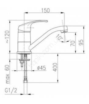 Смеситель Armatura Ferryt 542-954-00