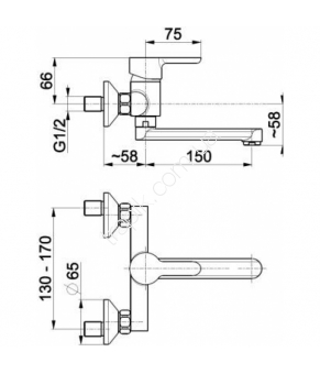 Смеситель Armatura Granat 5520-810-00