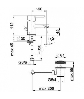 Смеситель Armatura Granat 5522-815-00