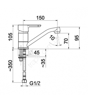 Смеситель Armatura Granat 5522-914-00
