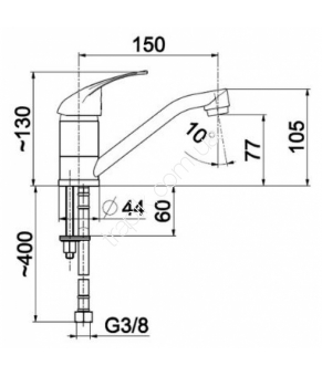 Смеситель Armatura Jaspis 542-915-00