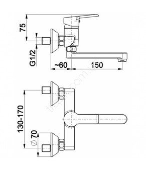 Смеситель Armatura Seelit 5810-810-00