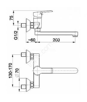 Смеситель Armatura Seelit 5810-910-00