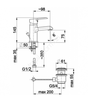 Смеситель Armatura Seelit 5812-814-00