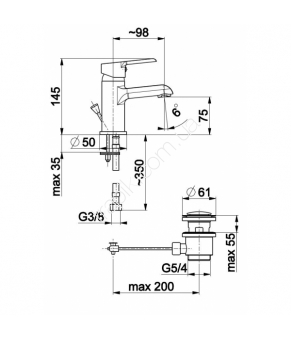 Смеситель Armatura Seelit 5812-815-00