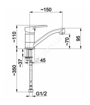 Смеситель Armatura Seelit 5812-914-00