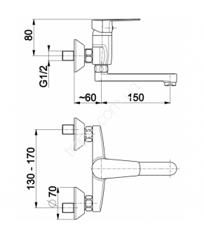 Смеситель Armatura Sofit 5110-810-00