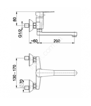 Смеситель Armatura Sofit 5110-910-00