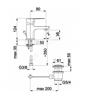 Смеситель Armatura Sofit 5112-815-00