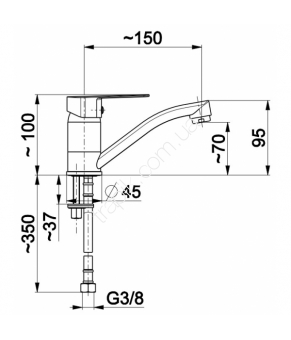 Смеситель Armatura Sofit 5112-915-00