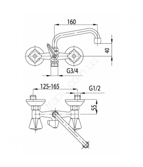 Смеситель Armatura Standard 300-399-00