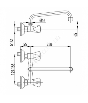 Смеситель Armatura Standard 300-510-00